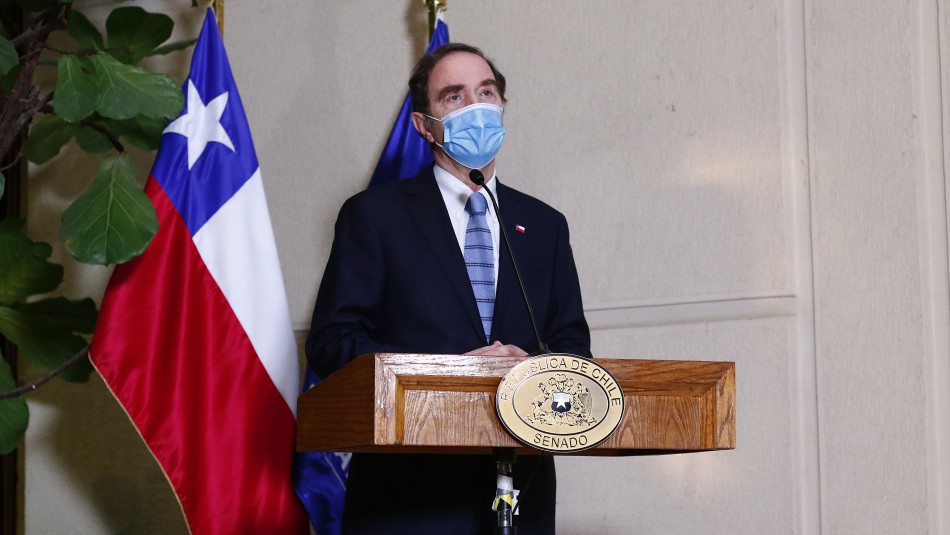 Hernán Larraín. Ministro de Justicia y libertad condicional de Hugo Bustamente:
