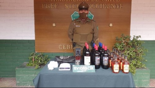 Detienen a 18 personas en fiesta clandestina en Cerro Navia: Se incautó alcohol y drogas