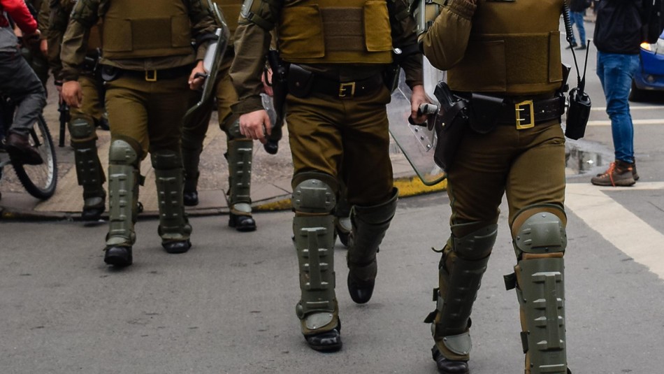 Imagen referencial Carabinero resulta herido con trauma ocular durante manifestaciones en Curacautín