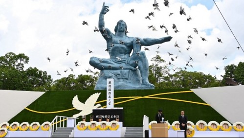 Nagasaki conmemora los 75 años del lanzamiento de la bomba atómica
