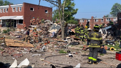 Gran explosión de gas en Baltimore deja al menos una persona fallecida y varios heridos