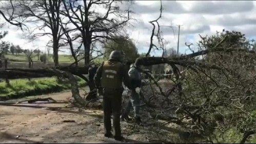 Motociclista muere tras chocar con barricada en La Araucanía