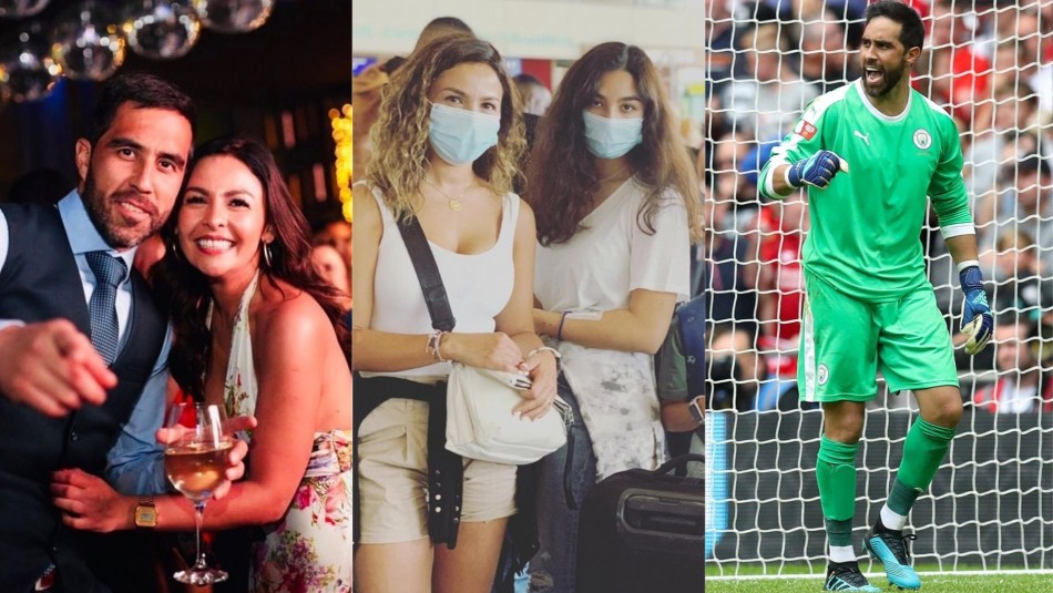 Claudio Bravo Claudio Bravo y su familia ya dejan Inglaterra.