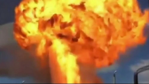 Gigantesca explosión se registra en una gasolinera en Rusia