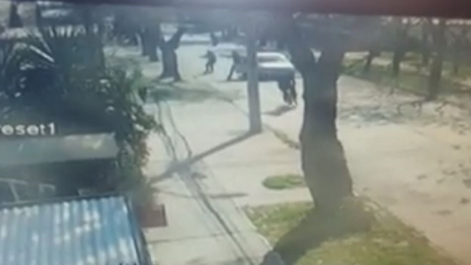 asalto la florida Video registra balacera en que carabineros abaten a supuesto asaltante en La Florida