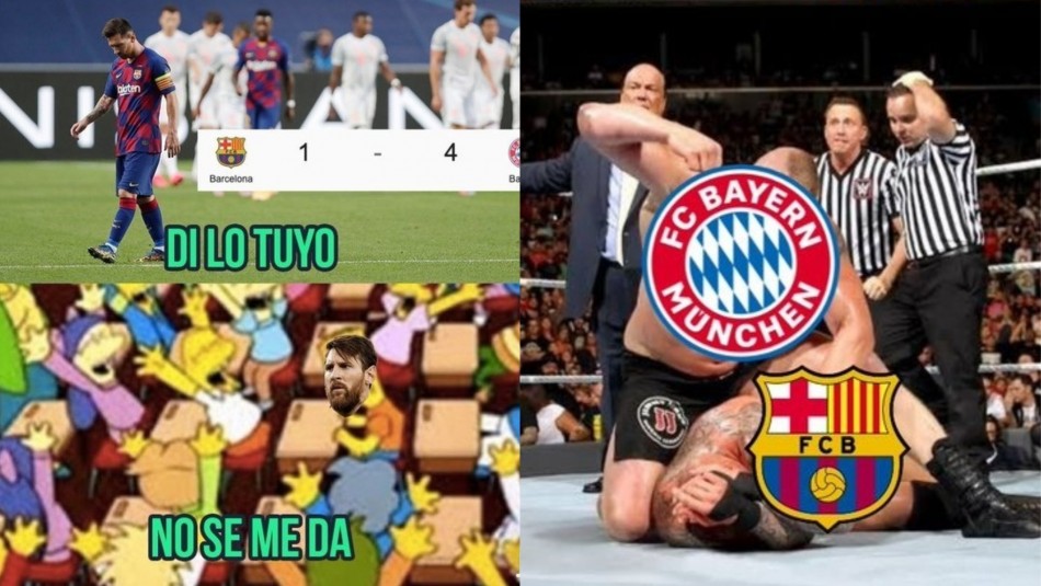 Memes Champions Los memes tras la goleada que sufrió el Barcelona.