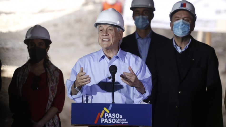 Presidente Piñera. Presidente lanza plan de inversión: