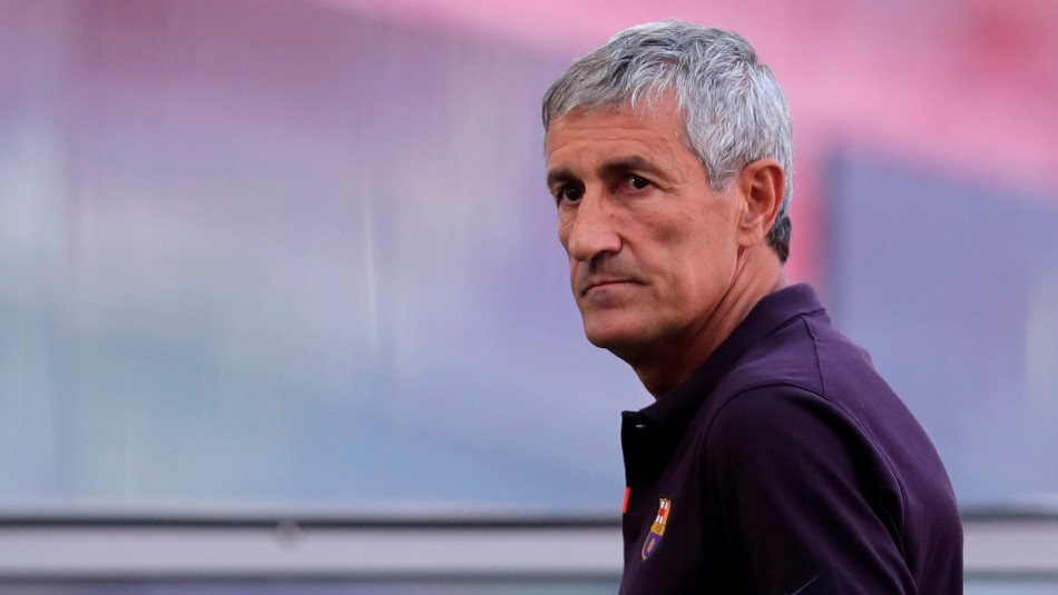 Quique Setién. No va más: Quique Setién dejó de ser el entrenador del Barcelona