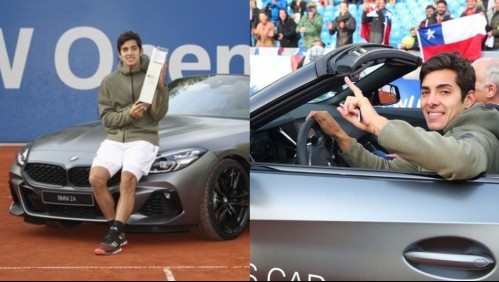A la venta lujoso auto ganado por tenista Cristian Garin: Su valor es de 72 millones de pesos