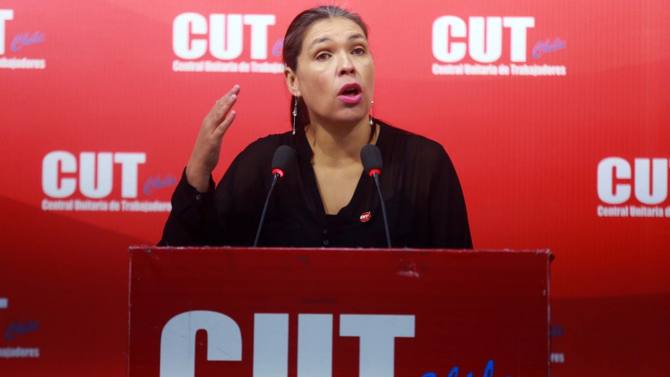 Bárbara Figueroa CUT propone aumentar el sueldo mínimo a $400 mil