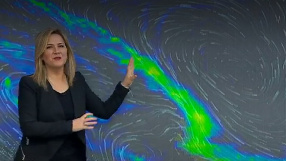 Michelle Adam el tiempo Michelle Adam anuncia días calurosos y un lunes con lluvia a la zona central del país