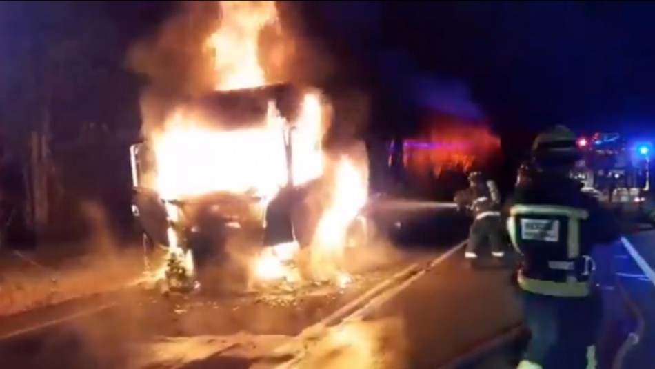 Ataque incendiario a camión en Collipulli deja a una menor de nueve años herida Ataque incendiario a camión en Collipulli deja a una menor de nueve años herida