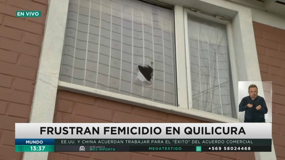 femicidio frustrado quilicura Sujeto amenaza a expareja con un fusil y luego se dispara: Está en riesgo vital
