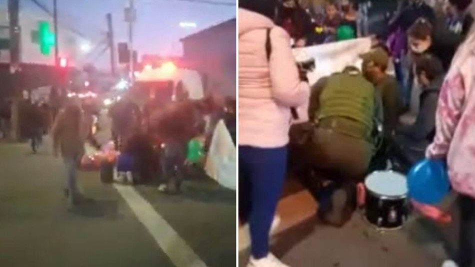 Dos mujeres son atropelladas en manifestación que exigía justicia para Ámbar Cornejo Dos mujeres son atropelladas en manifestación que exigía justicia para Ámbar Cornejo
