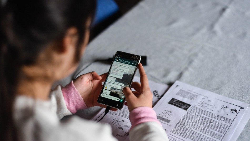 San Felipe Colegio de San Felipe denuncia ilícito en clase online.