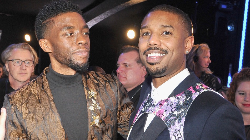 Chawick Boseman y Michael B Jordan Michael B. Jordan despide a su