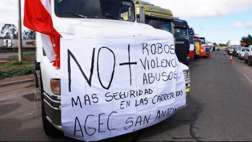 Dirigente camionero por paro: 'Somos pacíficos, no hemos quemado municipalidades, ni iglesias'