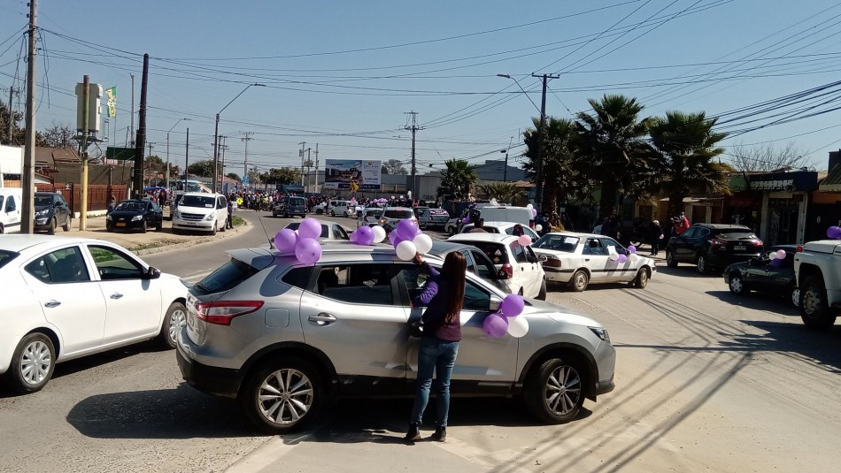 Ámbar Cornejo Masivo funeral de Ámbar Cornejo.