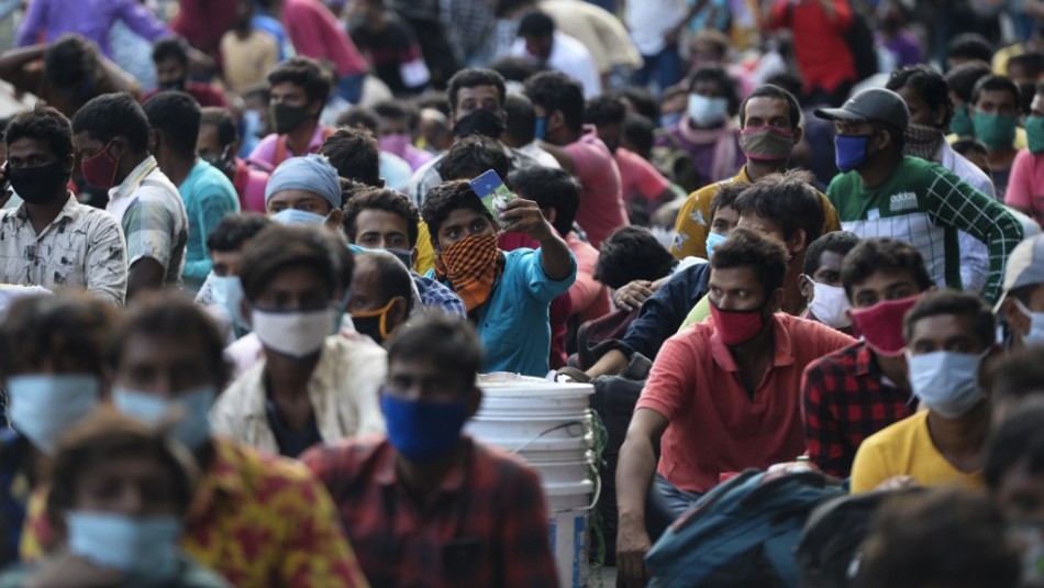 India se convierte en el tercer país con más de 4 millones de casos de coronarivus India se convierte en el tercer país con más de 4 millones de casos de coronarivus
