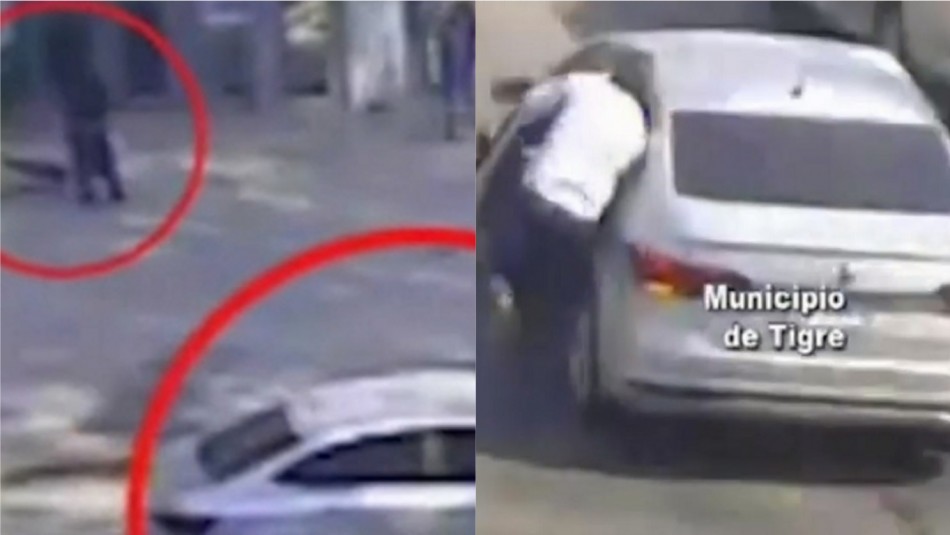 Delincuente chileno protagonizó violento asalto en Argentina Arrastró a víctima al escapar: Delincuente chileno protagonizó violento asalto en Argentina