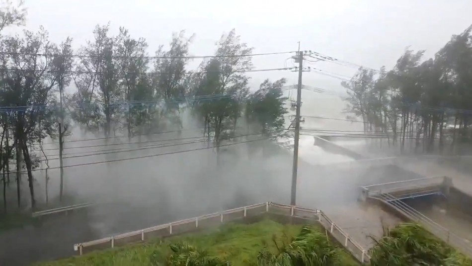 Japón El tifón Haishen golpea Japón con violentos vientos y fuertes lluvias
