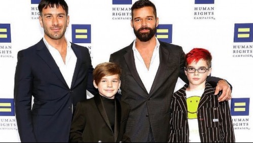 Ricky Martin presume orgulloso en Instagram todo lo que ha crecido uno de sus hijos