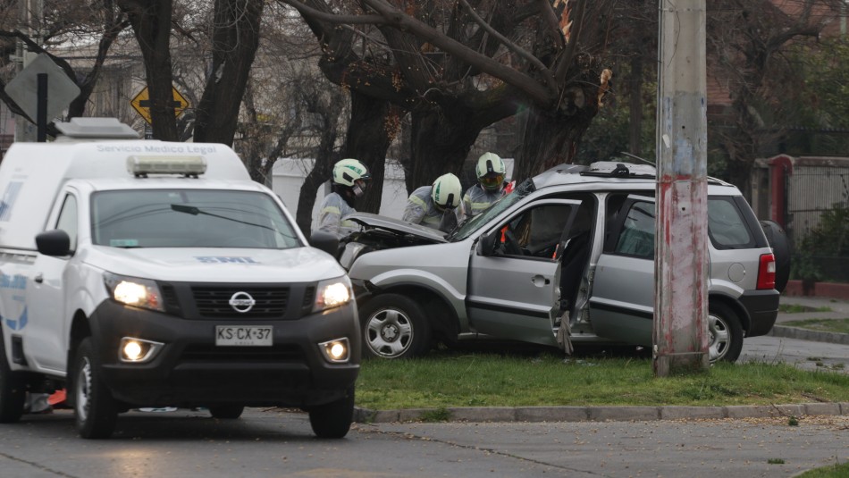 choque puente alto Sujeto muere tras chocar un auto que acababa de robar en un portonazo