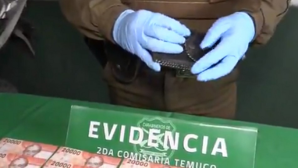 Temuco Frustran robo de billetera a trabajador en Temuco.