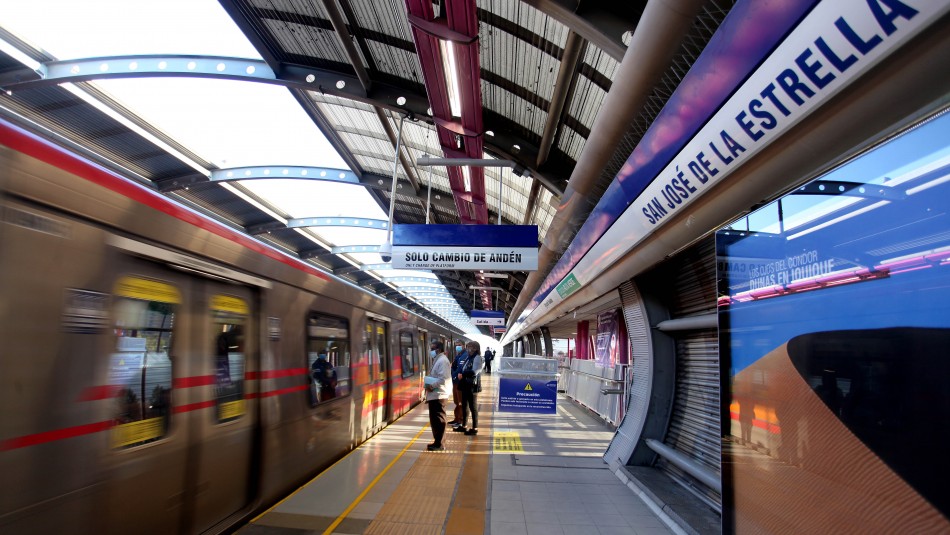 reapertura metro 99% operativa: Metro reabre estaciones San José de la Estrella, Los Quillayes y Elisa Correa