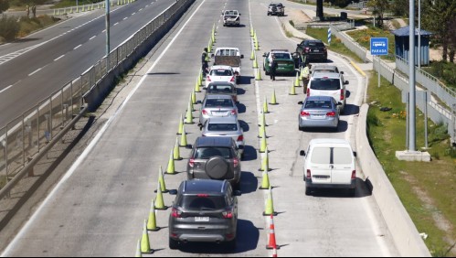 Valparaíso: 500 sumarios sanitarios por viajes a segunda vivienda y 12 mil vehículos devueltos