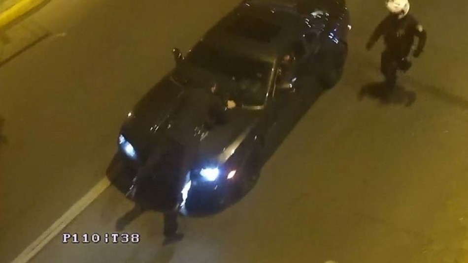 atropellos fiscalizaciones Atropellos a fiscalizadores: Funcionario es arrastrado sobre auto deportivo