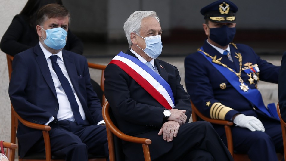 Sebastián Piñera Piñera tras actividad en la Escuela Militar:
