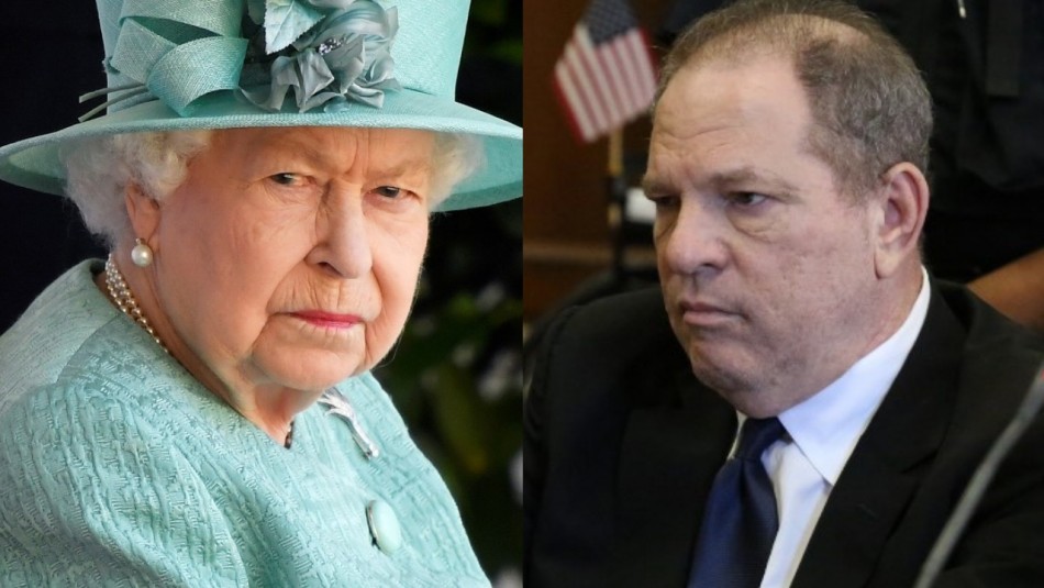 Reina Isabel II retira condecoración al exproductor estadounidense Harvey Weinstein Reina Isabel II retira condecoración al exproductor estadounidense Harvey Weinstein