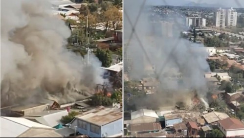 Incendio afecta a hogar de ancianos en comuna de La Florida: Presenta peligro de propagación