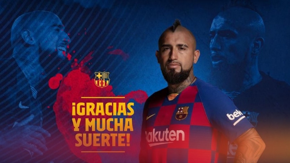 Barcelona Barcelona se despide de Arturo Vidal.