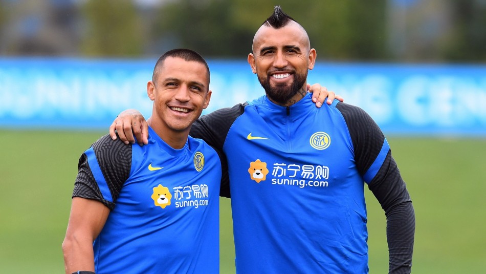 Inter de Milán Arturo Vidal y su encuentro con Alexis en Milán.