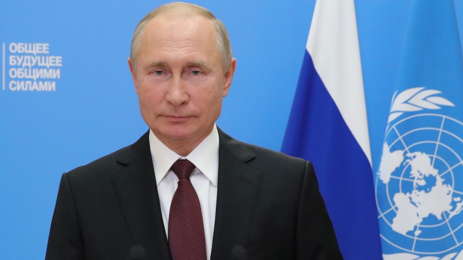 Vladimir Putin. Putin defiende ante la ONU vacuna rusa contra el coronavirus: