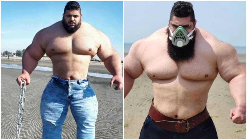 Dobla sartenes de hierro: Así se entrena el Hulk iraní para mantenerse en forma Dobla sartenes de hierro: Así se entrena el Hulk iraní para mantenerse en forma