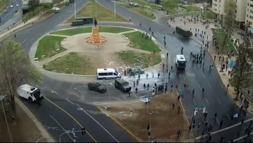 Nuevas manifestaciones dan paso a incidentes en Plaza Italia