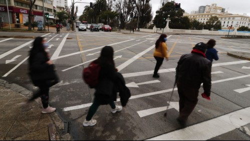 Implementan cruces peatonales 'estilo Tokio' en calles de Viña del Mar