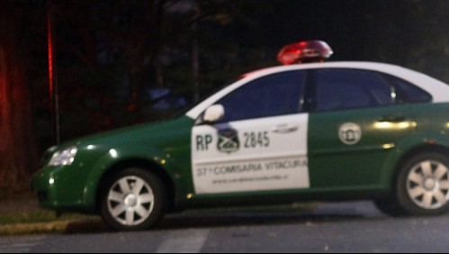 Detienen a adulto mayor por efectuar disparos en una plazoleta de Vitacura