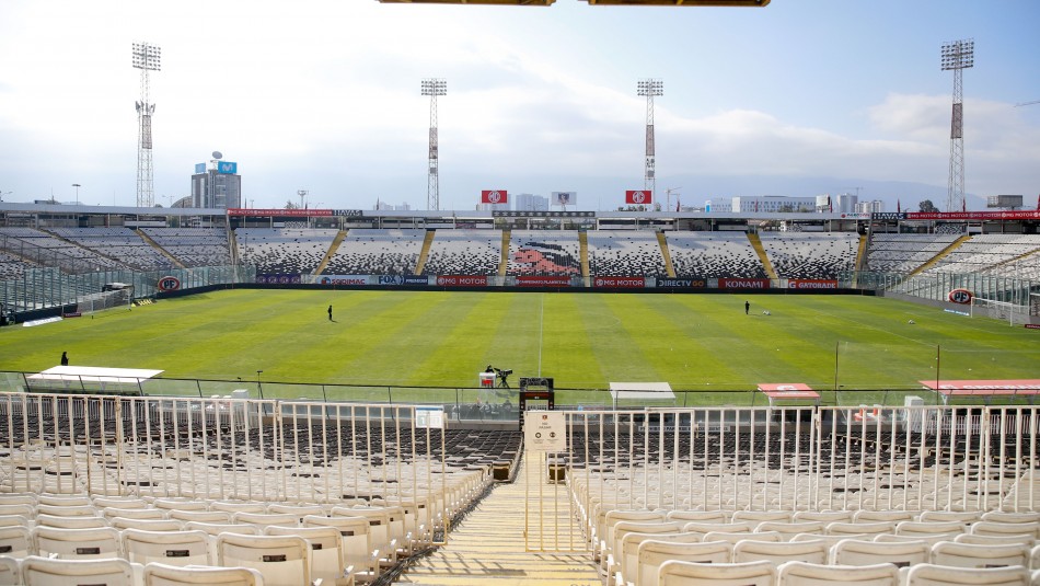 Suspendido partido en el Estadio Monumental. Por caso positivo de coronavirus: ANFP suspende partido entre Colo Colo y Antofagasta