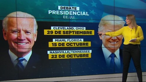 Expectación en EEUU por el primer debate entre Trump y Biden