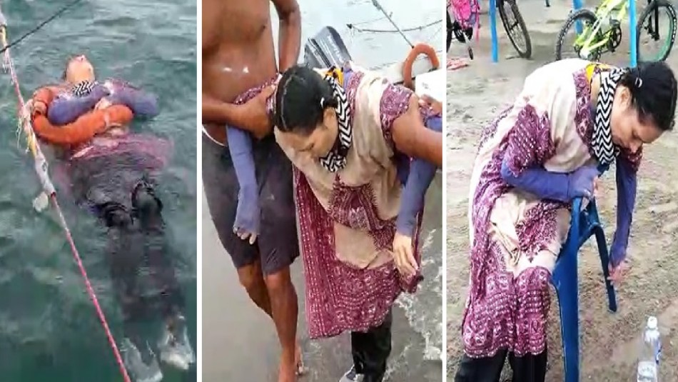 Encuentran a mujer flotando viva en el mar: Se había lanzado por temor a maltratos de expareja Encuentran a mujer flotando viva en el mar: Se había lanzado por temor a maltratos de expareja