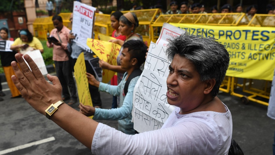 protesta india dalit Indignación en India por violación grupal y asesinato de joven de casta vulnerable