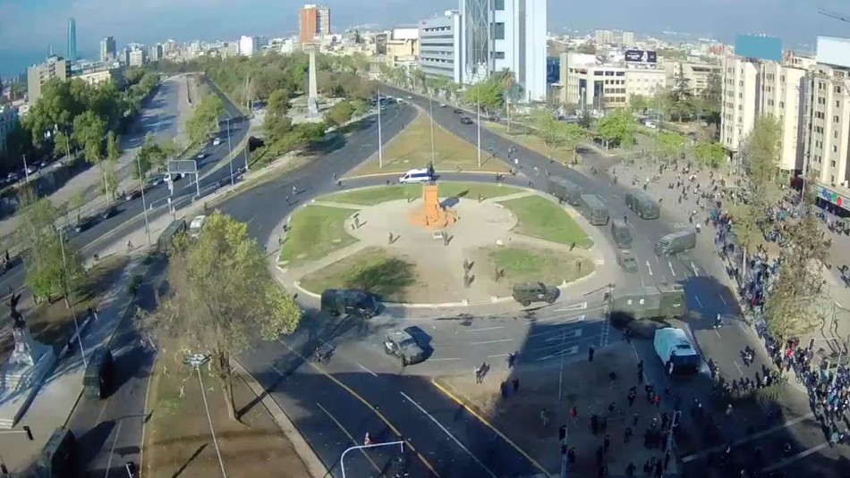 Manifestaciones Provocan Cortes De Transito En Sector De Plaza Italia Meganoticias