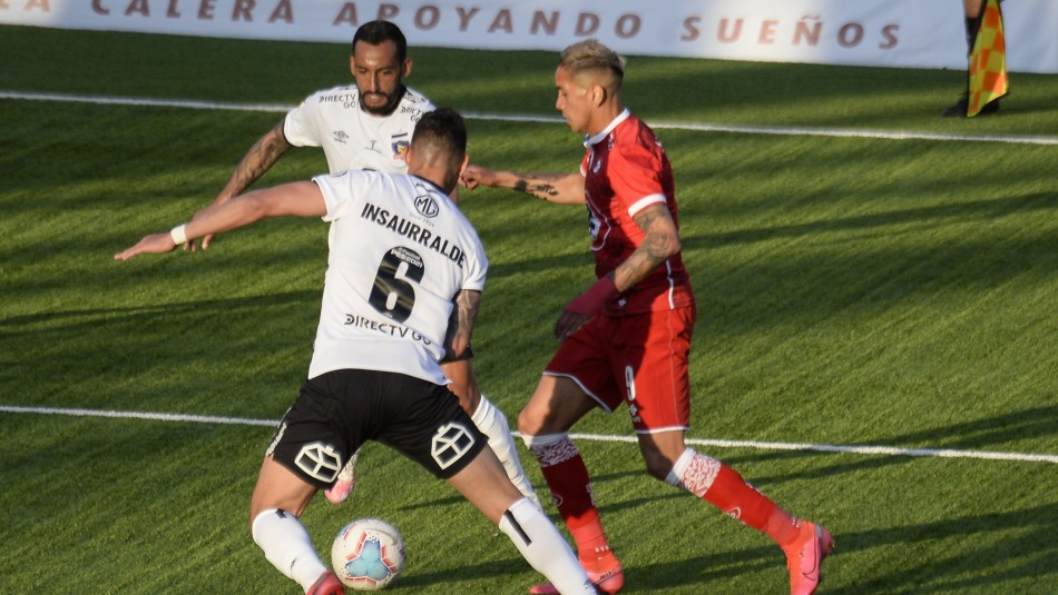 Andrés Vilches defendiendo a La Calera Liberan a Andrés Vilches de la Selección: Deberá mantener cuarentena preventiva