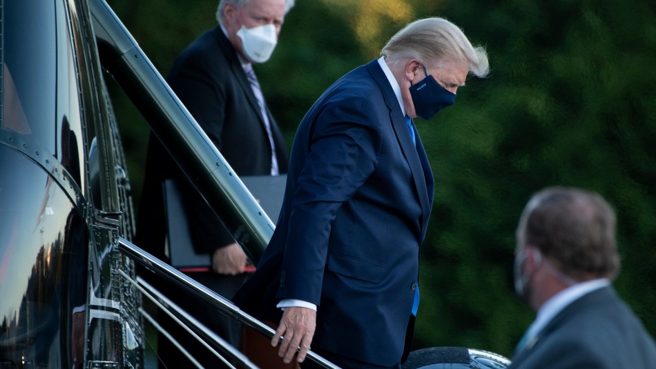 Donald Trump Trump por su hospitalización debido al coronavirus: