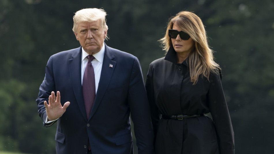 Donald y Melania Trump Presidente Donald Trump y primera dama Melania dan positivo a coronavirus
