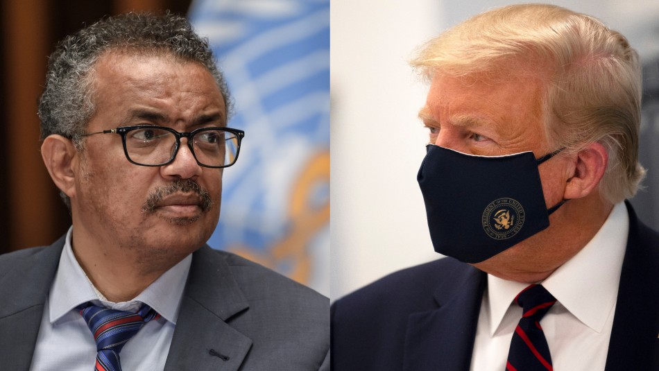 trump coronavirus oms Director de la OMS desea a Trump que se recupere